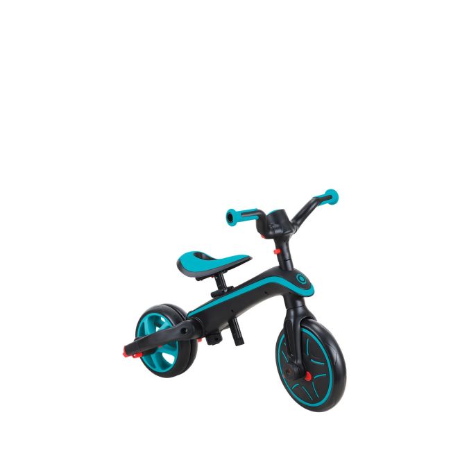 Tricicleta globber explorer 4 in 1 pliabila, culoare turquoise funk732-105