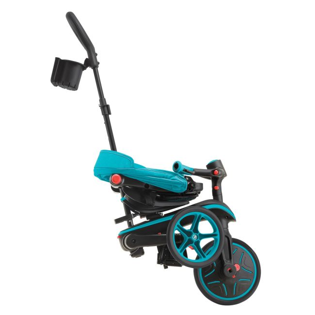 Tricicleta globber explorer 4 in 1 pliabila, culoare turquoise funk732-105