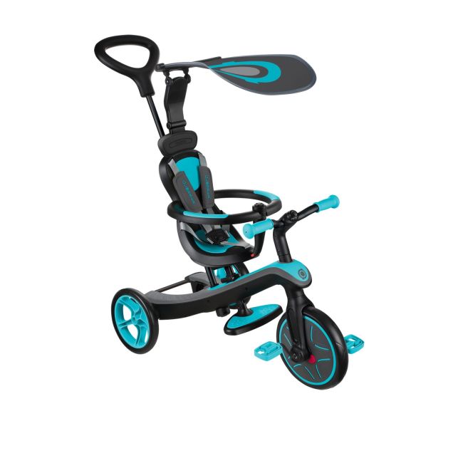 Tricicleta globber explorer 4 in 1 turquoise funk632-105