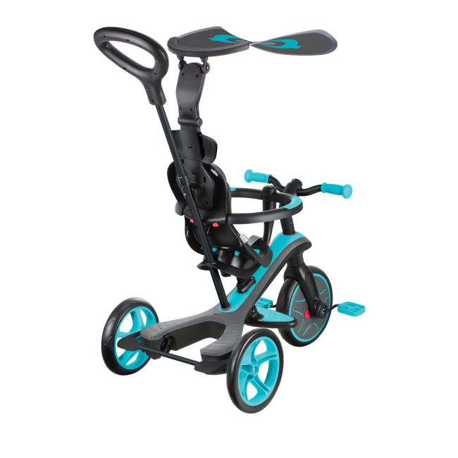 Tricicleta globber explorer 4 in 1 turquoise funk632-105