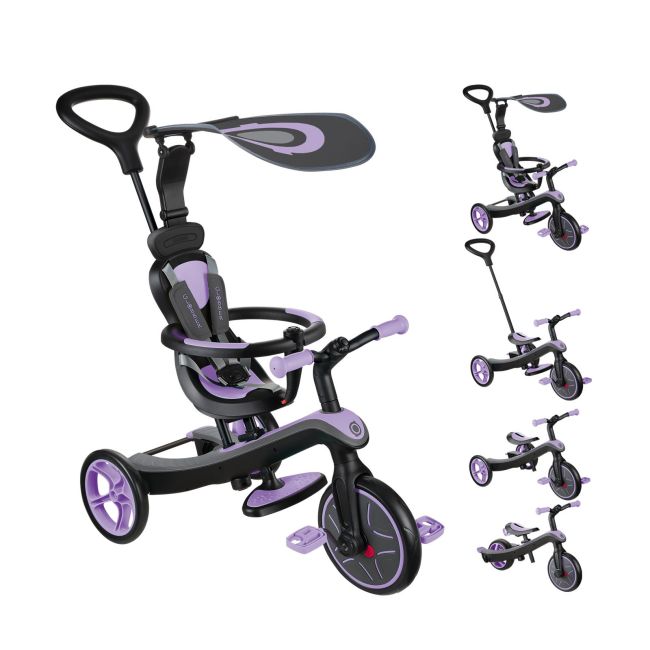 Tricicleta globber explorer 4 in 1 violet funk632-203