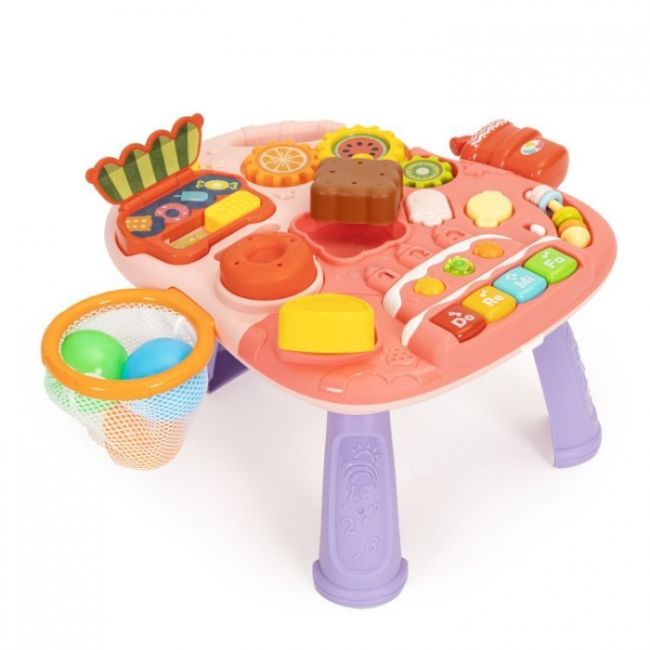 Antemergator educational 2 in 1 huanger he0815 - alb cu roz edeedihe0815
