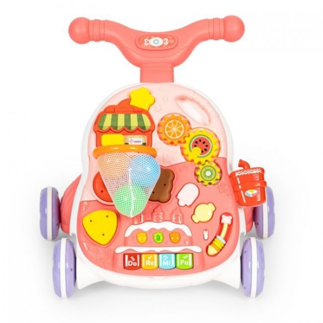 Antemergator educational 2 in 1 huanger he0815 - alb cu roz edeedihe0815