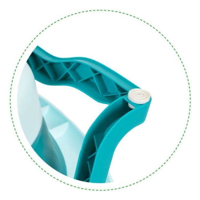 Cadita de baie cu dop de scurgere ecotoys ha-b37 - albastru edeediha-b37blue