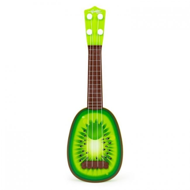 Chitara ukulele pentru copii cu 4 corzi ecotoys mj030 - kiwi edeedimj030kiwi
