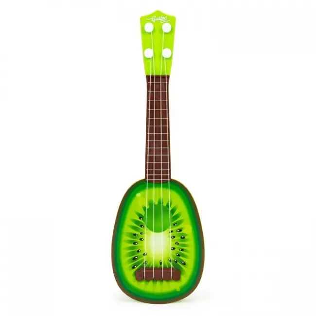 Chitara ukulele pentru copii cu 4 corzi ecotoys mj030 - kiwi edeedimj030kiwi