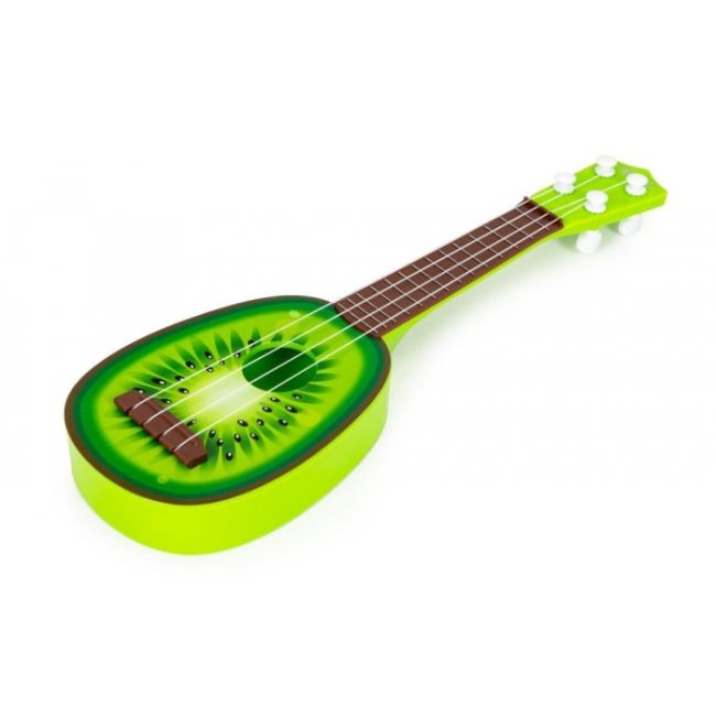 Chitara ukulele pentru copii cu 4 corzi ecotoys mj030 - kiwi edeedimj030kiwi