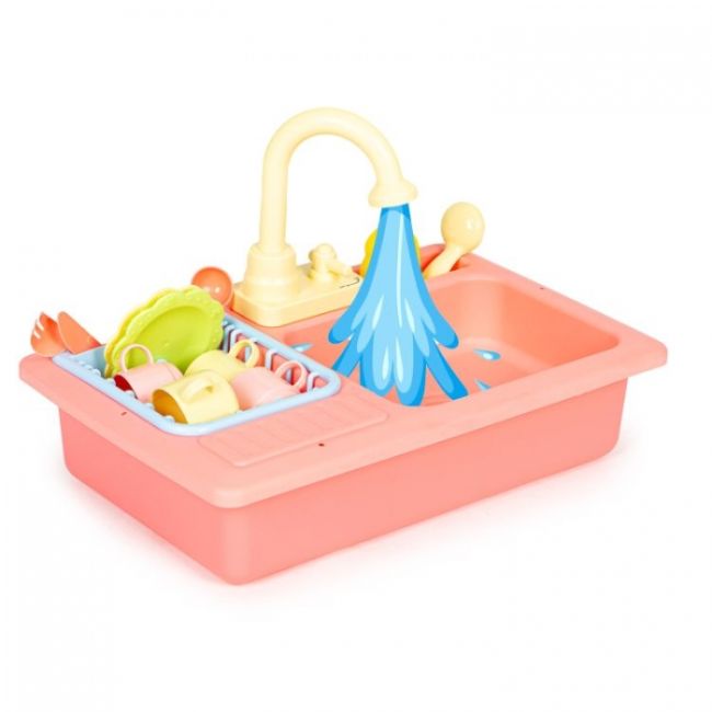 Chiuveta pentru copii cu 12 accesorii incluse ecotoys hc485046 edeedihc485046