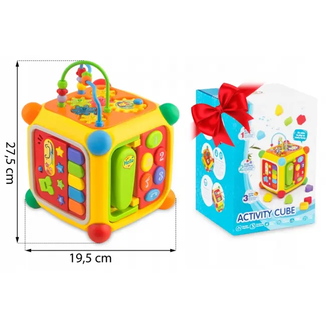 Cub educational cu blocuri, sunete si diverse activitati ricokids rk-747 edeedi774700