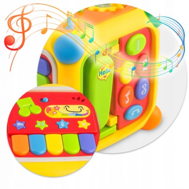 Cub educational cu blocuri, sunete si diverse activitati ricokids rk-747 edeedi774700