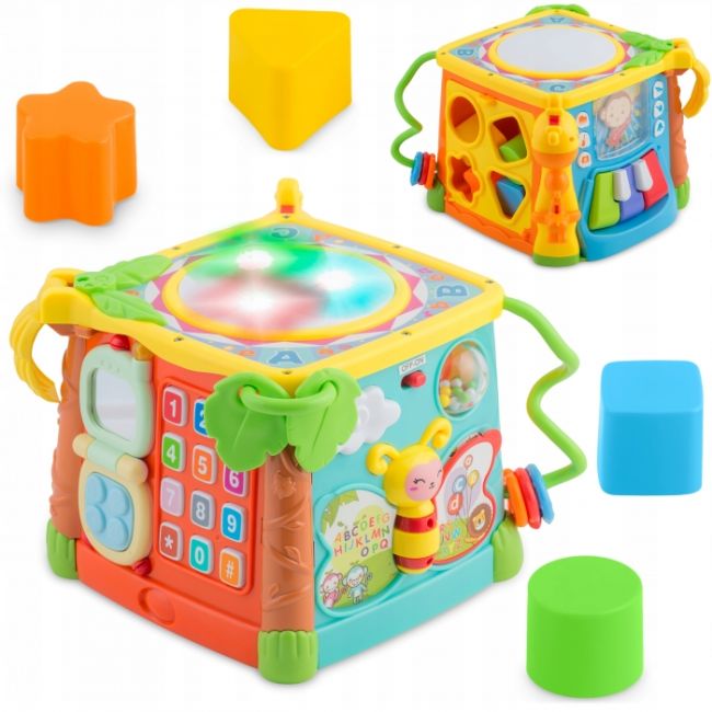 Cub educational cu blocuri, sunete si diverse activitati ricokids rk-748 edeedi774800