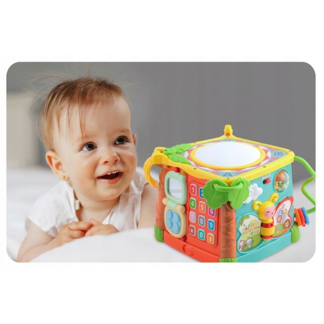 Cub educational cu blocuri, sunete si diverse activitati ricokids rk-748 edeedi774800