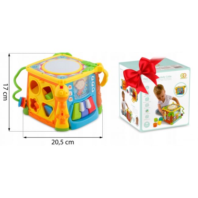 Cub educational cu blocuri, sunete si diverse activitati ricokids rk-748 edeedi774800