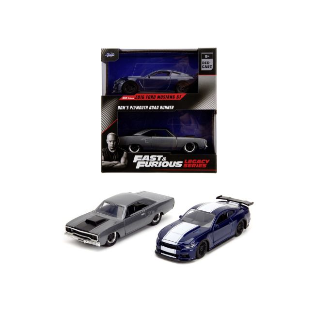 JADA FAST AND FURIOUS SET 2 MASINI METALICE FORD MUSTANG 1:32 VIV253202018