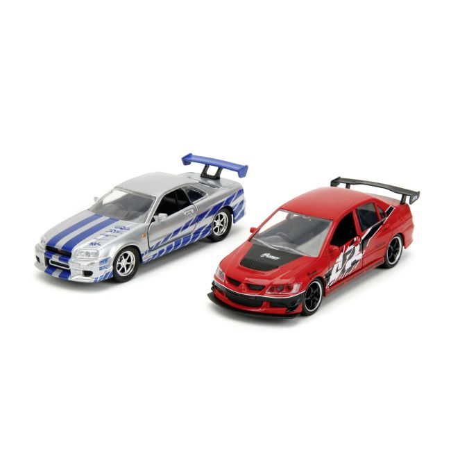 JADA FAST AND FURIOUS SET 2 MASINI METALICE MITSUBISHI LANCER EVOLUTION IX 1:32 VIV253202019