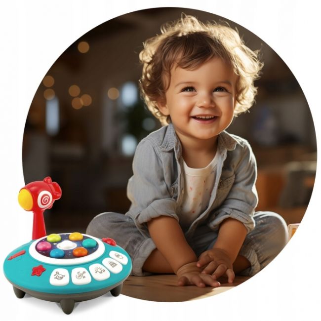 Jucarie educativa cu ciocan, sunete si lumini ricokids rk-753 edeedi775300