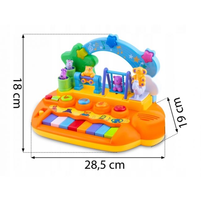 Jucarie educativa cu pian si lumini ricokids rk-749 edeedi774900