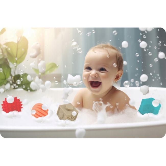 Jucarie pentru baie cu diverse forme ricokids rk-756 edeedi775600