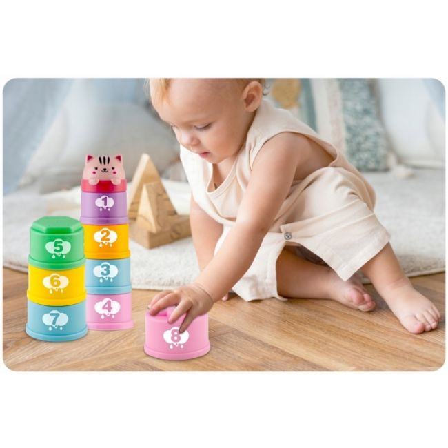 Jucarie pentru baie in forma de turn cu cifre ricokids rk-752 edeedi775200