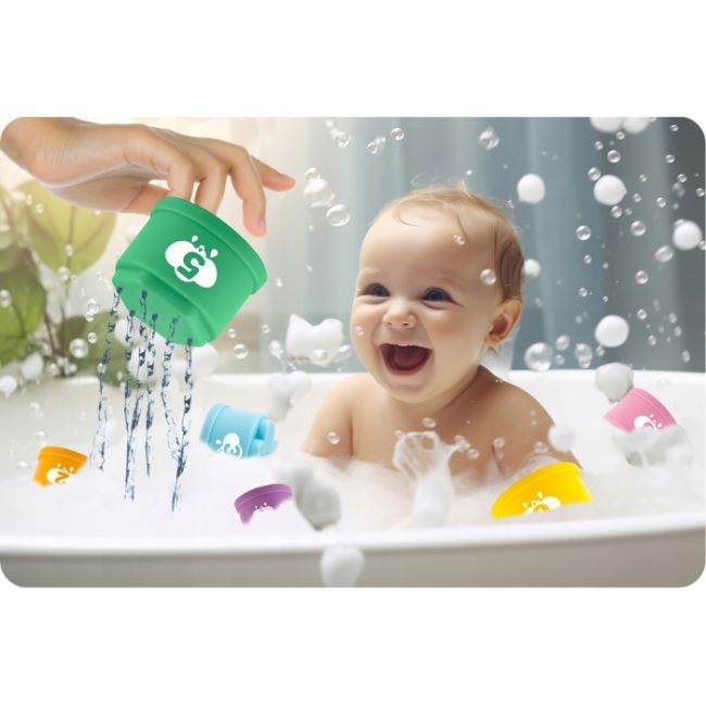 Jucarie pentru baie in forma de turn cu cifre ricokids rk-752 edeedi775200