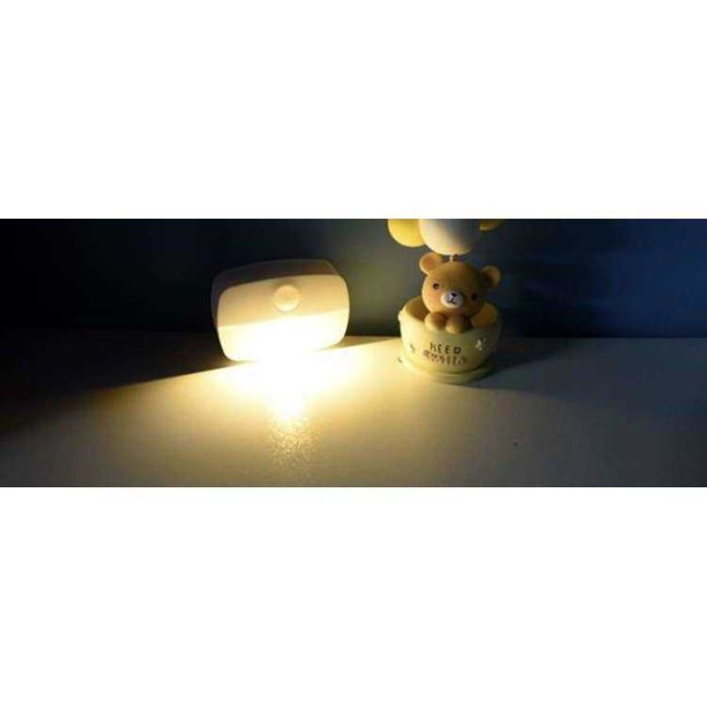 Lampa LED wireless cu senzor de miscare, alimentata cu baterii, 4.4 x 6.5 x 1.8 cm Iso Trade MY6853 BBJMY6853_Initiala