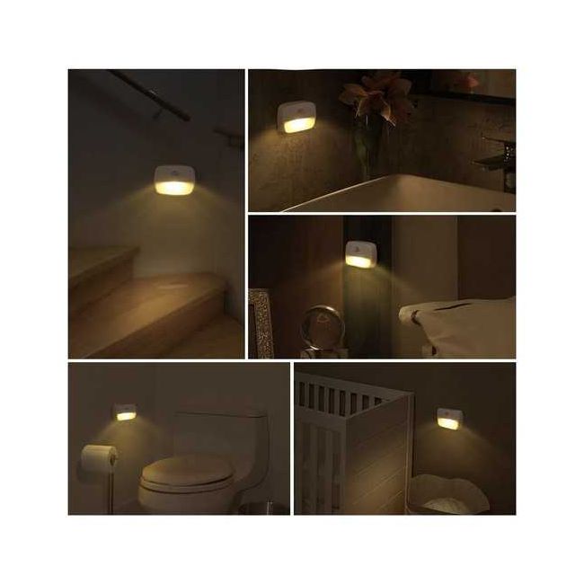 Lampa LED wireless cu senzor de miscare, alimentata cu baterii, 4.4 x 6.5 x 1.8 cm Iso Trade MY6853 BBJMY6853_Initiala