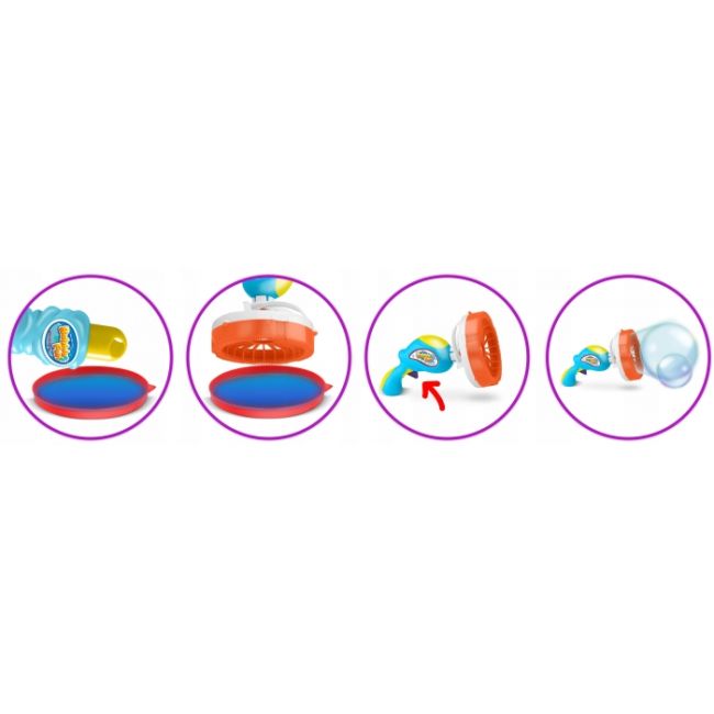 Masinarie pentru balonase din sapun in forma de pistol ricokids rk-911 edeedi791100