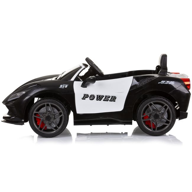 Masinuta electrica chipolino police black hubelkpl02401bl