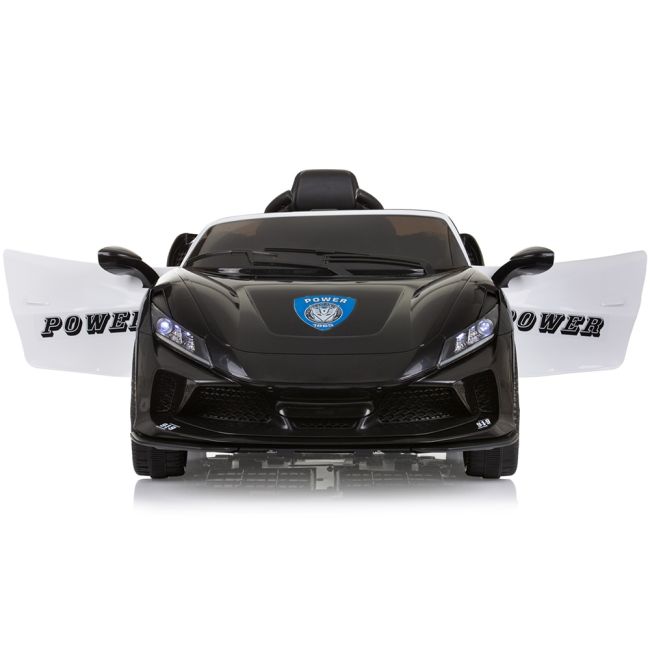 Masinuta electrica chipolino police black hubelkpl02401bl