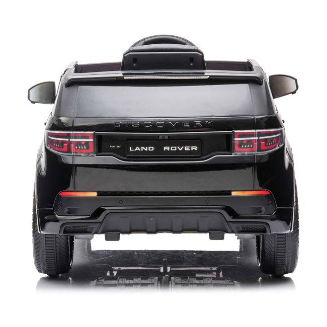 Masinuta electrica chipolino suv land rover discovery cu scaun din piele si roti eva black hubeljlrd222bk