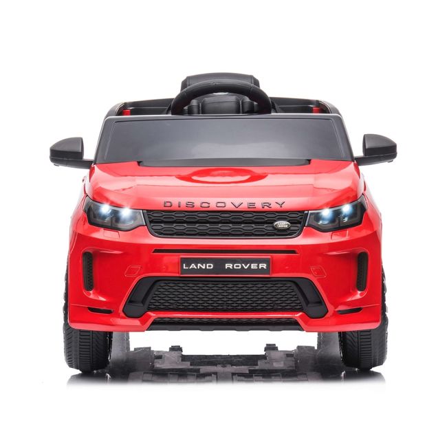 Masinuta electrica chipolino suv land rover discovery cu scaun din piele si roti eva red hubeljlrd223re