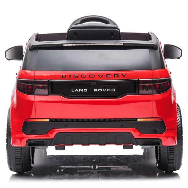Masinuta electrica chipolino suv land rover discovery cu scaun din piele si roti eva red hubeljlrd223re