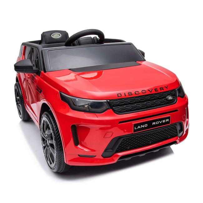Masinuta electrica chipolino suv land rover discovery cu scaun din piele si roti eva red hubeljlrd223re