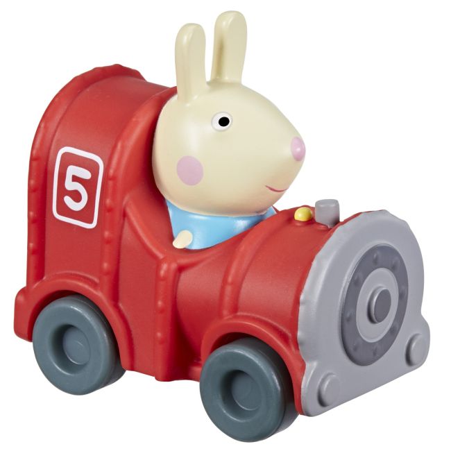 PEPPA PIG MASINUTA BUGGY LOCOMOTIVA SI FIGURINA IEPURASUL REBECCA VIVF2514_F8083