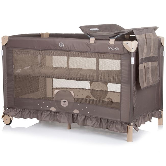 Patut pliabil chipolino palace bear beige hubkosipa242be