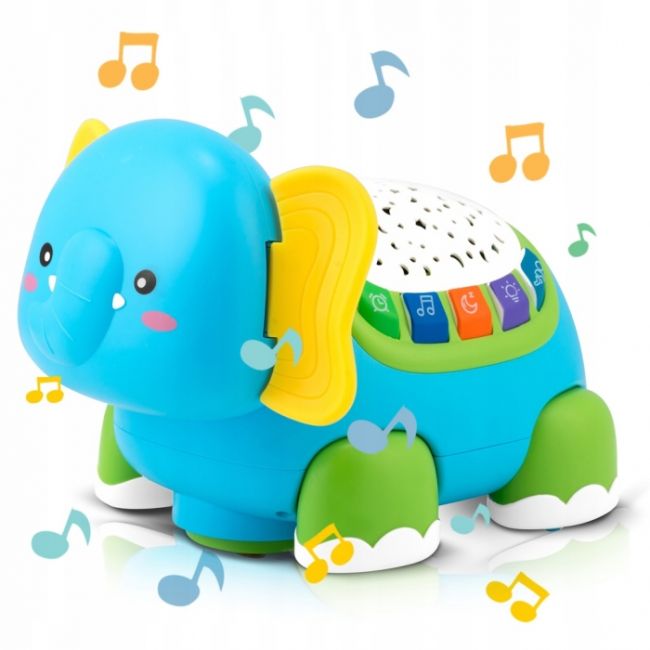 Proiector sub forma de elefant cu telecomanda ricokids rk-755 edeedi775500