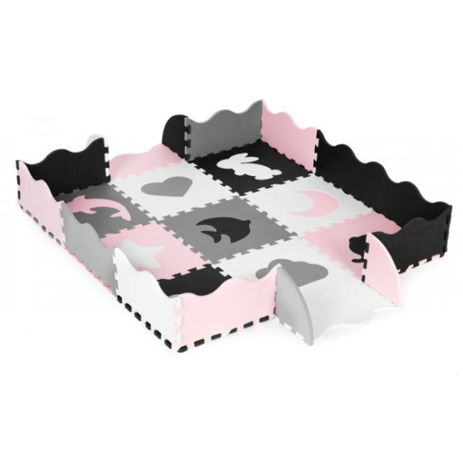 Salteluta de joaca tip puzzle cu pereti, 25 elemente, ecotoys ecoeva011 edeediecoeva011
