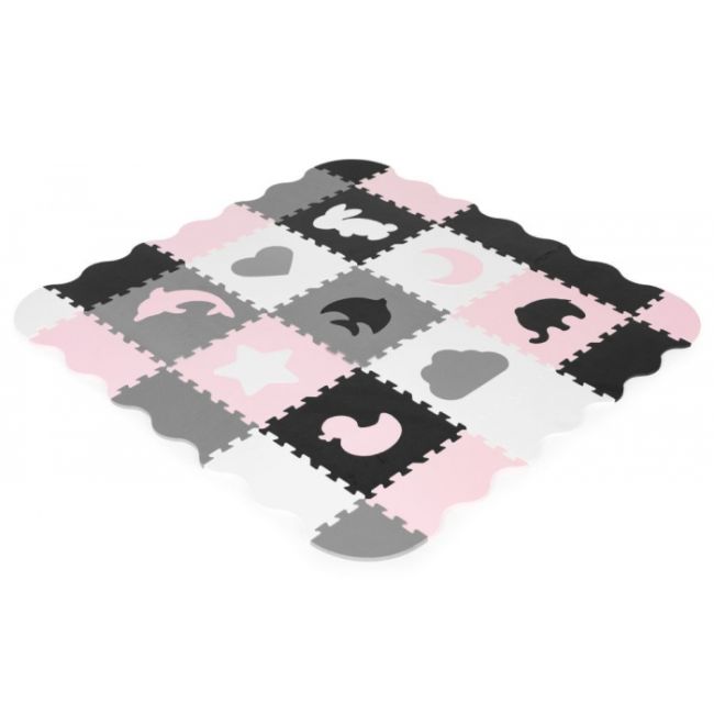 Salteluta de joaca tip puzzle cu pereti, 25 elemente, ecotoys ecoeva011 edeediecoeva011