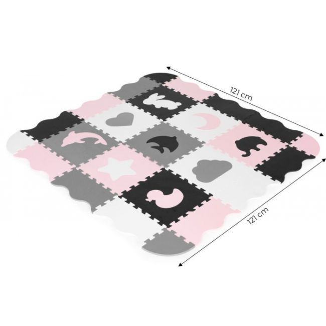 Salteluta de joaca tip puzzle cu pereti, 25 elemente, ecotoys ecoeva011 edeediecoeva011