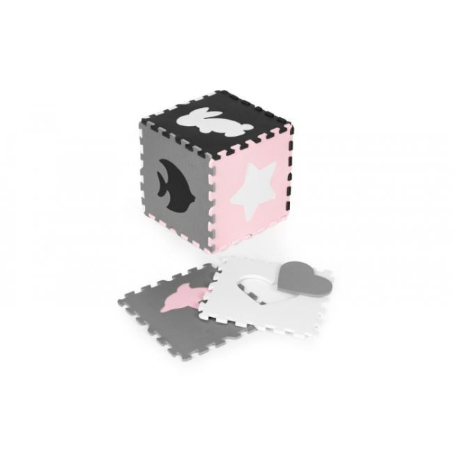 Salteluta de joaca tip puzzle cu pereti, 25 elemente, ecotoys ecoeva011 edeediecoeva011