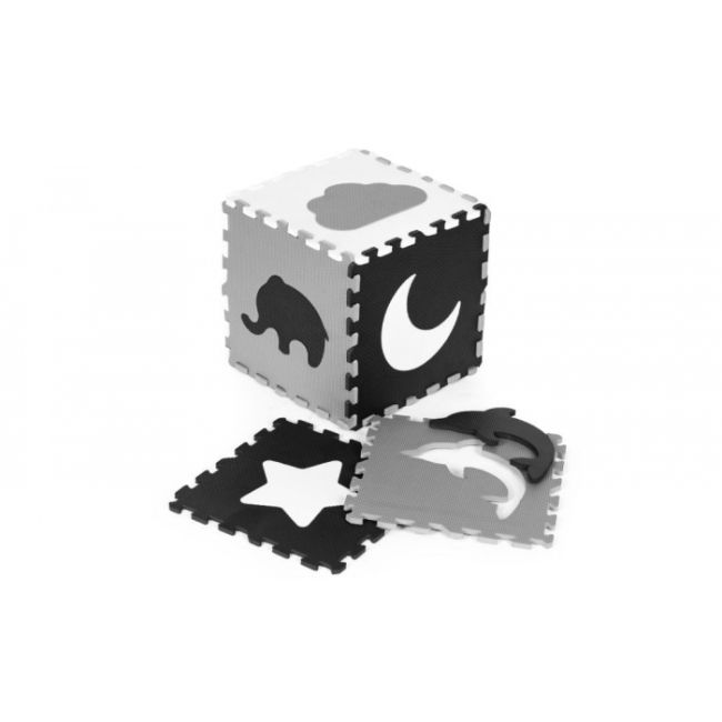 Salteluta de joaca tip puzzle cu pereti, 25 elemente, ecotoys ecoeva015 edeediecoeva015