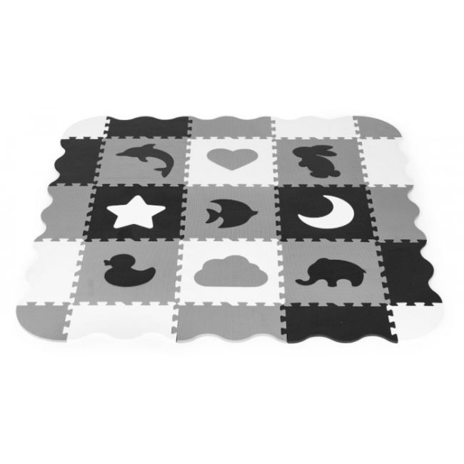 Salteluta de joaca tip puzzle cu pereti, 25 elemente, ecotoys ecoeva015 edeediecoeva015