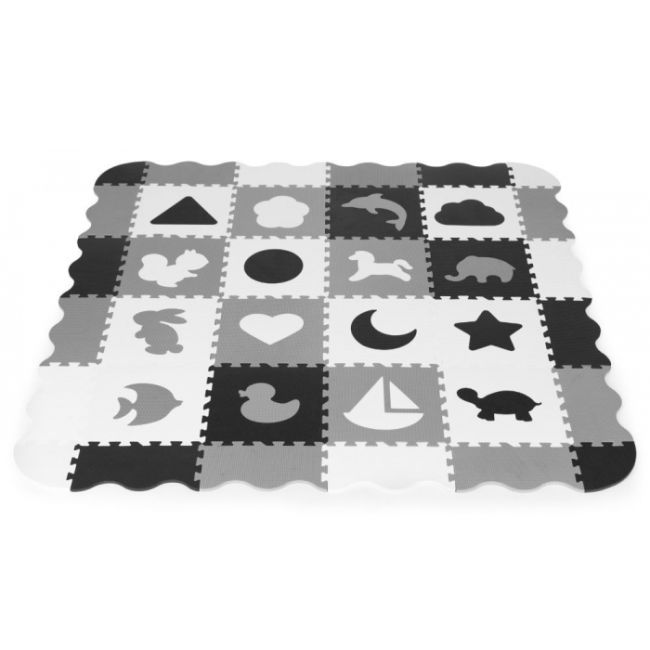 Salteluta de joaca tip puzzle cu pereti, 36 elemente, ecotoys ecoeva012 edeediecoeva012
