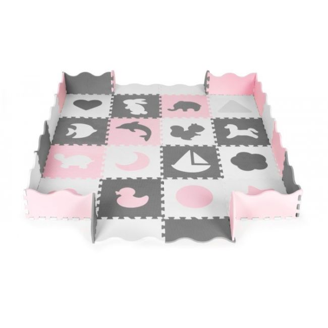 Salteluta de joaca tip puzzle cu pereti, 36 elemente, ecotoys ecoeva013 edeediecoeva013
