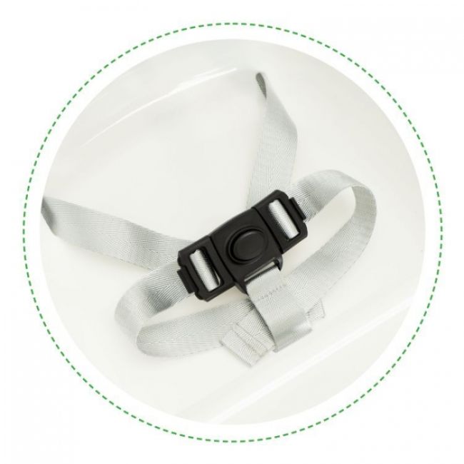 Scaun de masa 2 in 1 pentru copii ecotoys ha-007 - alb edeediha-007white