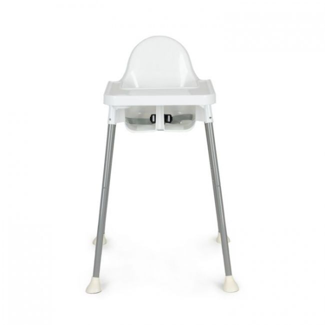 Scaun de masa 2 in 1 pentru copii ecotoys ha-007 - alb edeediha-007white
