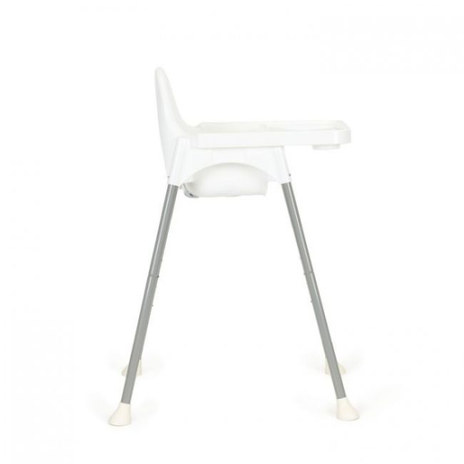 Scaun de masa 2 in 1 pentru copii ecotoys ha-007 - alb edeediha-007white