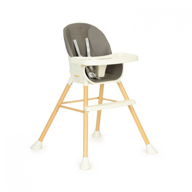 Scaun de masa 2 in 1 pentru copii ecotoys ha-018 - gri edeediha-018gray