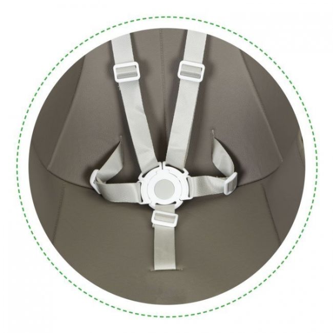 Scaun de masa 2 in 1 pentru copii ecotoys ha-018 - gri edeediha-018gray