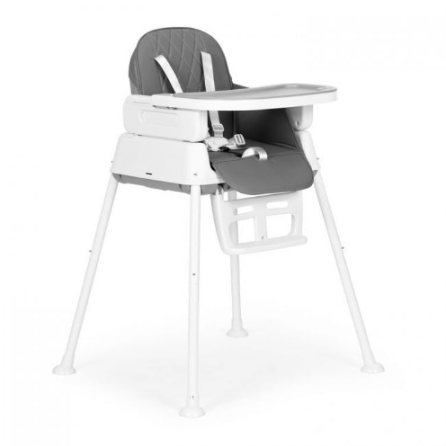 Scaun de masa 3 in 1 pentru copii ecotoys ha-009 - gri edeediha-009gray
